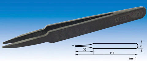 PRECISE CANADA: 12" LONG TWEEZERS, NON MARRING PLASTIC COATED FOR RETRIEVING FROM ULTRASONIC AND STEAM CLEANERS