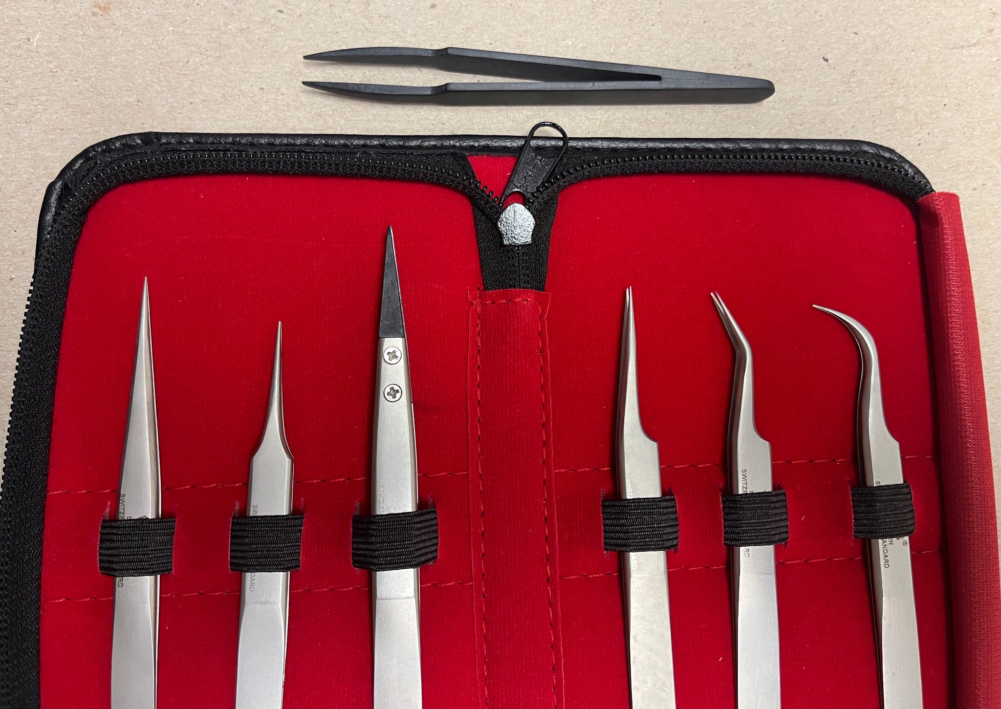 7-Piece Watchmakers Precision Tweezer Set- Vetus Tweezers – Vetus