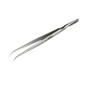 MJP-15-2 Premium Curved Tip (Fine Tip) High Precision Vetus Stainless Tweezers