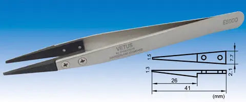 Model-704 Vetus Plastic Fiber Tweezers - Electro-Optix Inc. – Vetus Tweezers