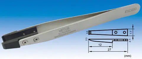 Model-702 Vetus Plastic Fiber Tweezers - Electro-Optix Inc. – Vetus Tweezers