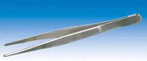 Electro-Optix Inc. MT-140  Dull Broad Stainless Medical Tweezers (Serrated Tip Tweezers) vetustweezers Electro-Optix Inc.