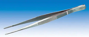 Electro-Optix Inc. MT-180  Dull Broad Stainless Medical Tweezers (Serrated Tip Tweezers) vetustweezers Electro-Optix Inc.