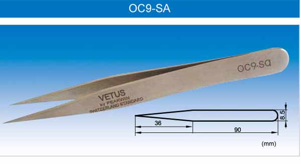 Vetus® ESD259A High Precision Tweezer - Premium Tool - Lucius Atelier